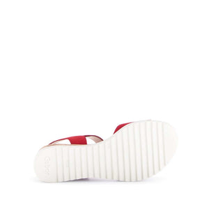 Gabor Red strappy sandal סנדלי גאבור לנשים