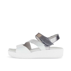 Gabor Platform sandals white סנדלי גאבור לנשים