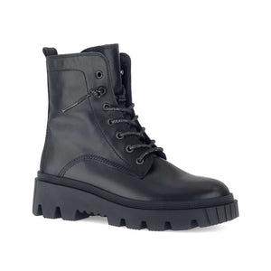 Gabor black lace-up ankle boots מגפי גאבור לנשים