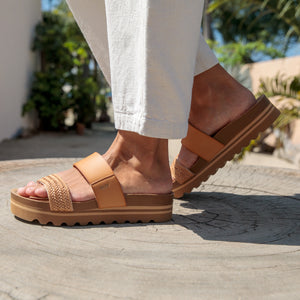 Reef Cushion Vista Hi Natural Braid כפכפי ריף לנשים