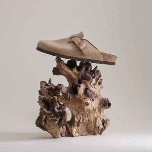 Birkenstock Boston Tabacco Brown כפכפי בירקנשטוק בוסטון יוניסקס חום טבק