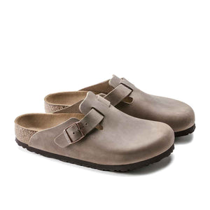 Birkenstock Boston Tabacco Brown כפכפי בירקנשטוק בוסטון יוניסקס חום טבק