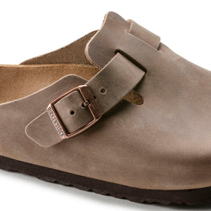 Birkenstock Boston Oiled Tabacco Brown בירקנשטוק כפכפי נשים בוסטון חום