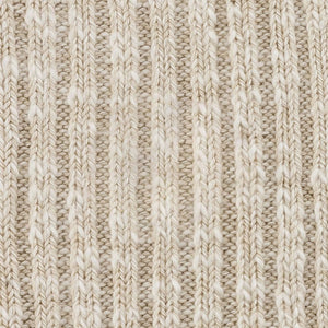 Birkenstock Cotton Slub M Beige White גרבי בירקנשטוק