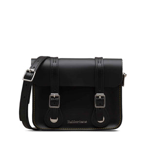 Dr. Martens Leather Crossbody Bag 7 Satchel Black תיק ד"ר מרטינס