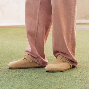 Birkenstock Boston BS Latte Cream בוסטון קרם לאטה