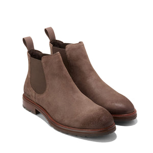 Cole Haan Berkshire Lug Chelsea Boot Seude Brown מגפי קול האן לגברים