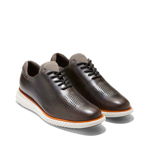 Cole Haan 2.Zerogrand Laser Wingtip Oxfordl Marmalade Silver Birch סניקרס קול האן לגברים