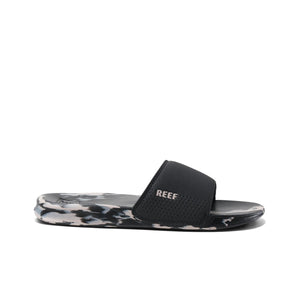 כפכפי גברים ריף Reef One Slide Black Taupe Marble