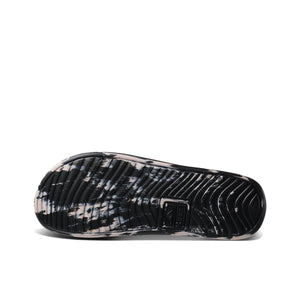 כפכפי גברים ריף Reef One Slide Black Taupe Marble