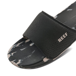 כפכפי גברים ריף Reef One Slide Black Taupe Marble