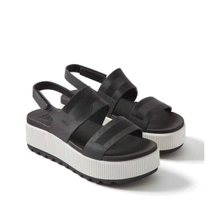 Reef Water Vista Higher Black Vintage כפכפי ריף לנשים