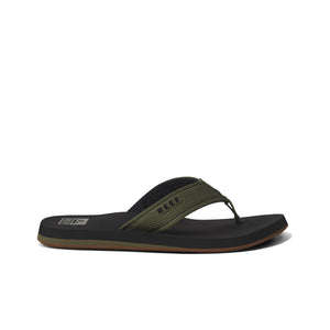 Reef The Layback Black Olive כפכפי ריף לגברים