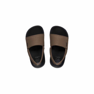 Reef Little One Slide Black Tan כפכפי ריף לתינוקות