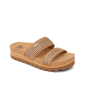 Reef Cushion Vista Hi Chocolate Raffia כפכפי ריף לנשים