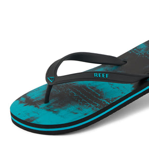Reef Kid Switchfoot Print Washed Aqua כפכפי ריף לילדים