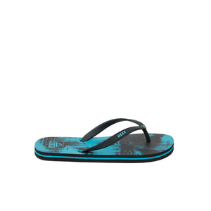Reef Kid Switchfoot Print Washed Aqua כפכפי ריף לילדים