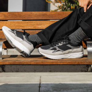 Clae Zuma Quiet Grey Black men סניקרס לגברים