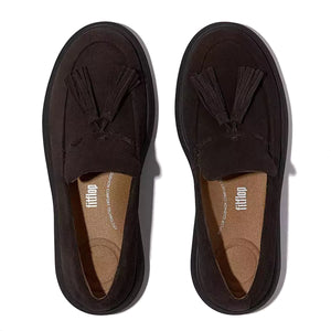 Fit Flop Iq-Comff Tassel Loafers Chocolate Brown נעלי איי קיו קומף חום