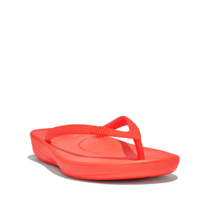 Fit Flop Iqushion Ergonomic Flip Flops Neon Orange פיט פלופ כפכפי נשים
