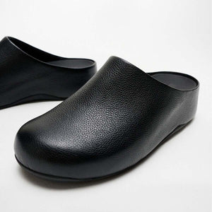 Fit Flop Shuv Tumbled Clogs All Black כפכפי פיטפלופ שוב שחור