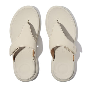 Fit Flop F-Mode Go Adjustable Flatform Toe Post Sandals Paris Beige סנדלי נשים פיט פלופ