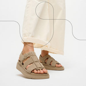Fit Flop Gen FF Fisherman Sandal Cappuccino סנדלי פיטפלופ לנשים