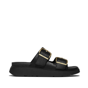 Fit Flop Gen FF 2 Bar Buckle Slide Black כפכפי פיטפלופ לנשים