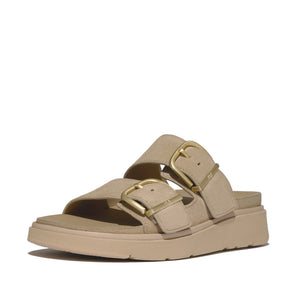 Fit Flop Gen FF 2 Bar Buckle Slide Cappuccino כפכפי פיטפלופ לנשים
