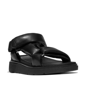Fit Flop Gen-FF Soft Leather Back Strap Sandals All Black סנדלי פיט פלופ לנשים