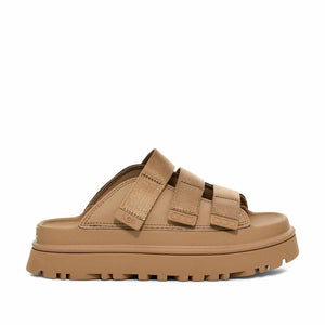 UGG GoldenGlow Slide Dark Sand כפכפי גולדנגלאו סלייד סנד כהה