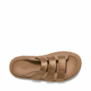 UGG GoldenGlow Slide Dark Sand כפכפי גולדנגלאו סלייד סנד כהה