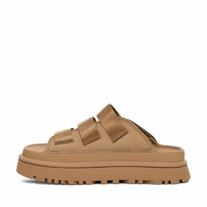 UGG GoldenGlow Slide Dark Sand כפכפי גולדנגלאו סלייד סנד כהה