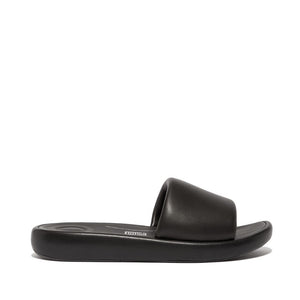 Fit Flop Iqushion D-Luxe Padded Slides Black כפכפי פיט פלופ