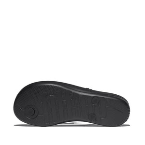 Fit Flop Iqushion Multi Crystal Ergonomic Flip Flops All Black אייקושין מולטי קריסטל שחור