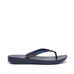 Fit Flop Iqushion Ombre Sparkle Flip Flops Midnight Navy כפכפי נשים