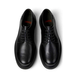 Camper Norman Black Leather Shoes for Men נעלי אלגנט קמפר לגברים
