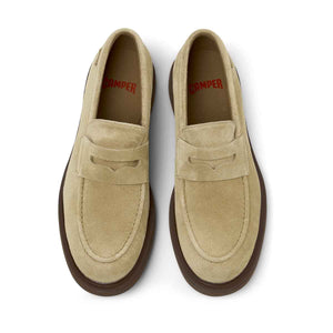 Camper Norman Brown Suede Leather Shoes for Men מוקסין קמפר לגברים