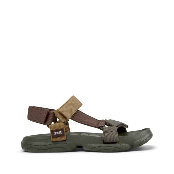 Camper Karst Sandal Brown Textile Sandals for Men סנדלי קמפר לגברים