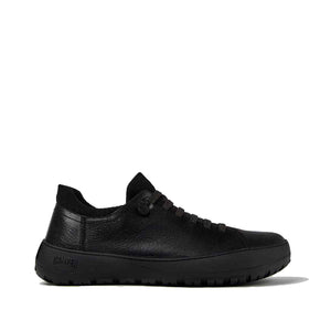Camper Peu Serra Black Regenerative Leather and Textile Shoes for Men סניקרס קמפר לגברים