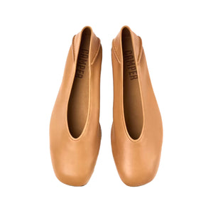 Camper Casi Myra Nude Leather Women's Moccasin/Ballerina נעלי קמפר לנשים