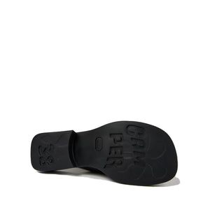 Camper Dana Black Leather Sandals for Women סנדלי קמפר לנשים