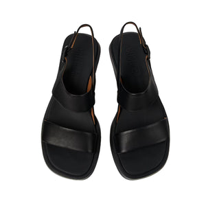 Camper Dana Black Leather Sandals for Women סנדלי קמפר לנשים