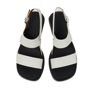 Camper Dana White Leather Sandals for Women סנדלי קמפר לנשים