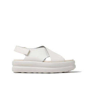 Camper Pelotas Flota Up White Leather Sandals for Women סנדלי נשים קמפר