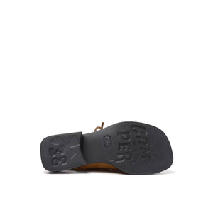 Camper Donna Brown Nubuck Leather Semi-Open Shoes for Women סנדלי קמפר לנשים סנדלי נשים