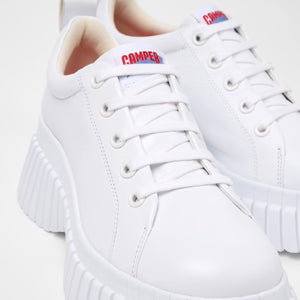 Camper Pix BCN White Leather Shoes for Women נעלי קמפר לנשים