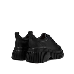 Camper Pix BCN Black Leather Shoes for Women סניקרס קמפר לנשים