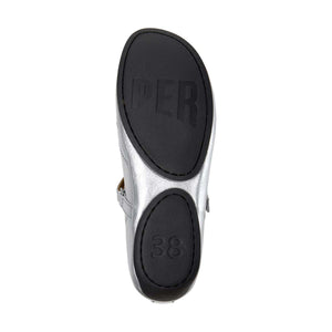 Camper Right Nina Gray Leather Ballerinas נעלי בובה קמפר לנשים