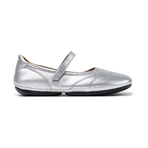 Camper Right Nina Gray Leather Ballerinas נעלי בובה קמפר לנשים
